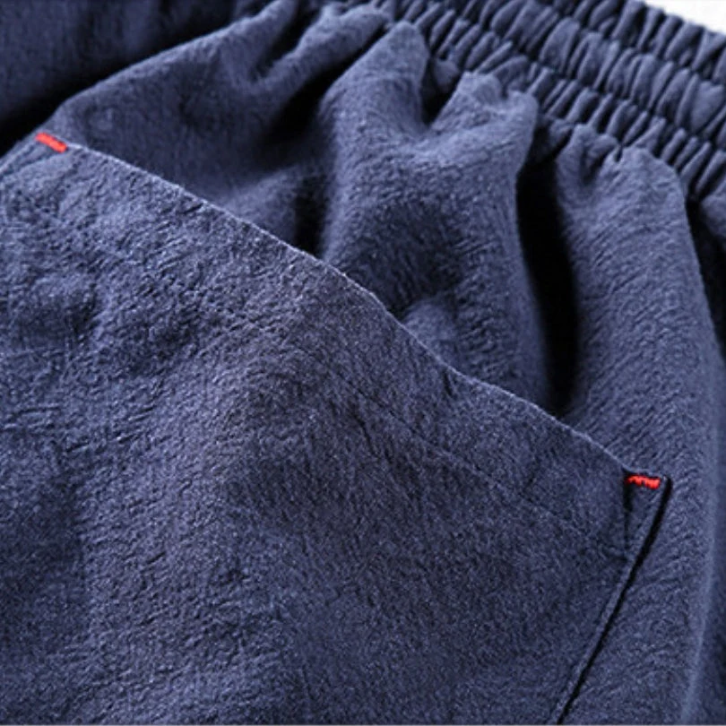 Pantalones cortos de algodón de estilo japonés - Imagen 9