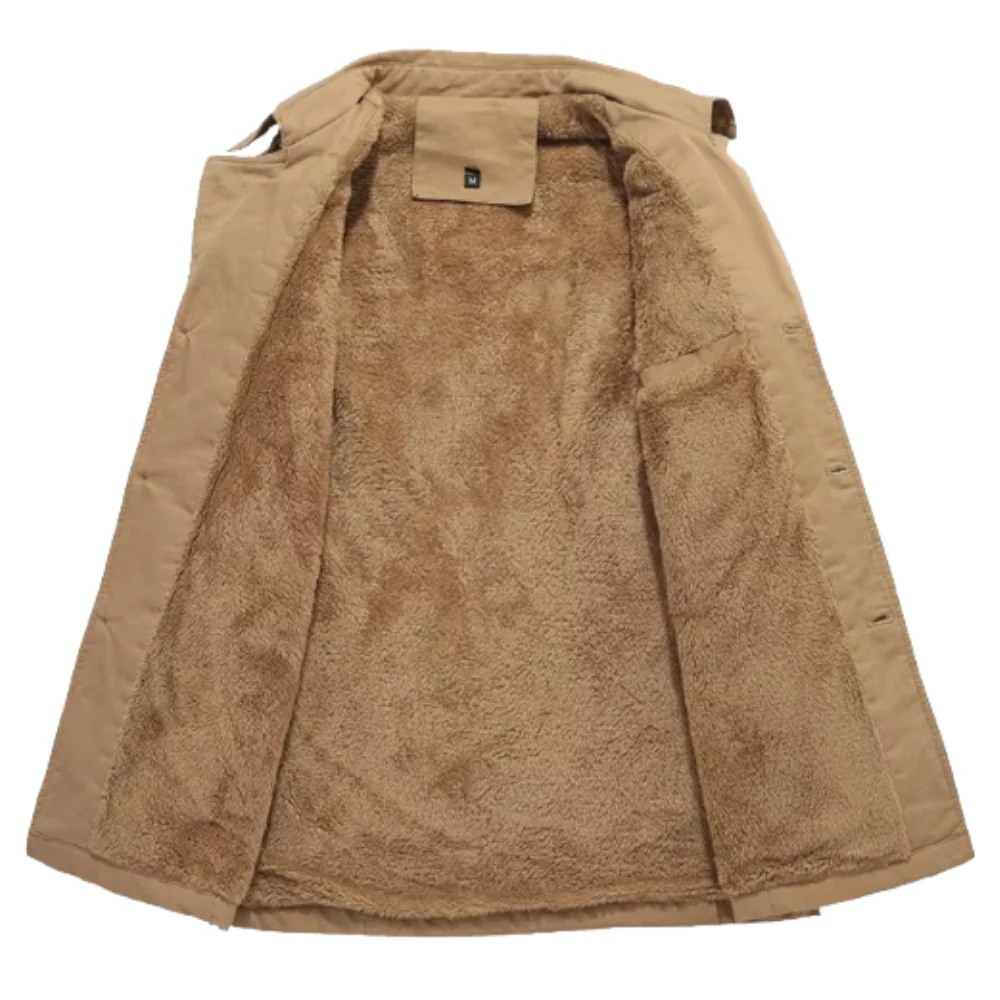 Elegante gabardina acolchada - Imagen 8