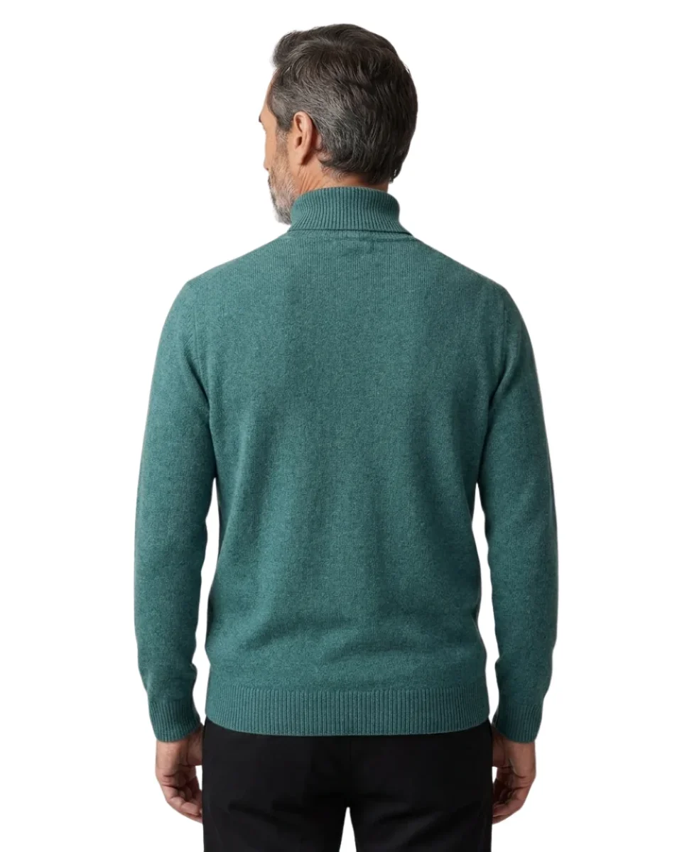 Jersey de cuello alto de lana informal - Imagen 9