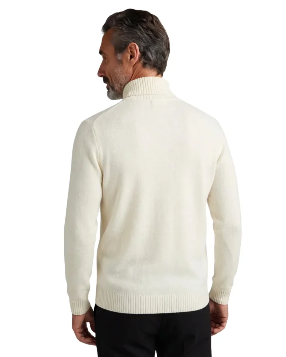 Jersey de cuello alto de lana Saint-Tropez - Imagen 3