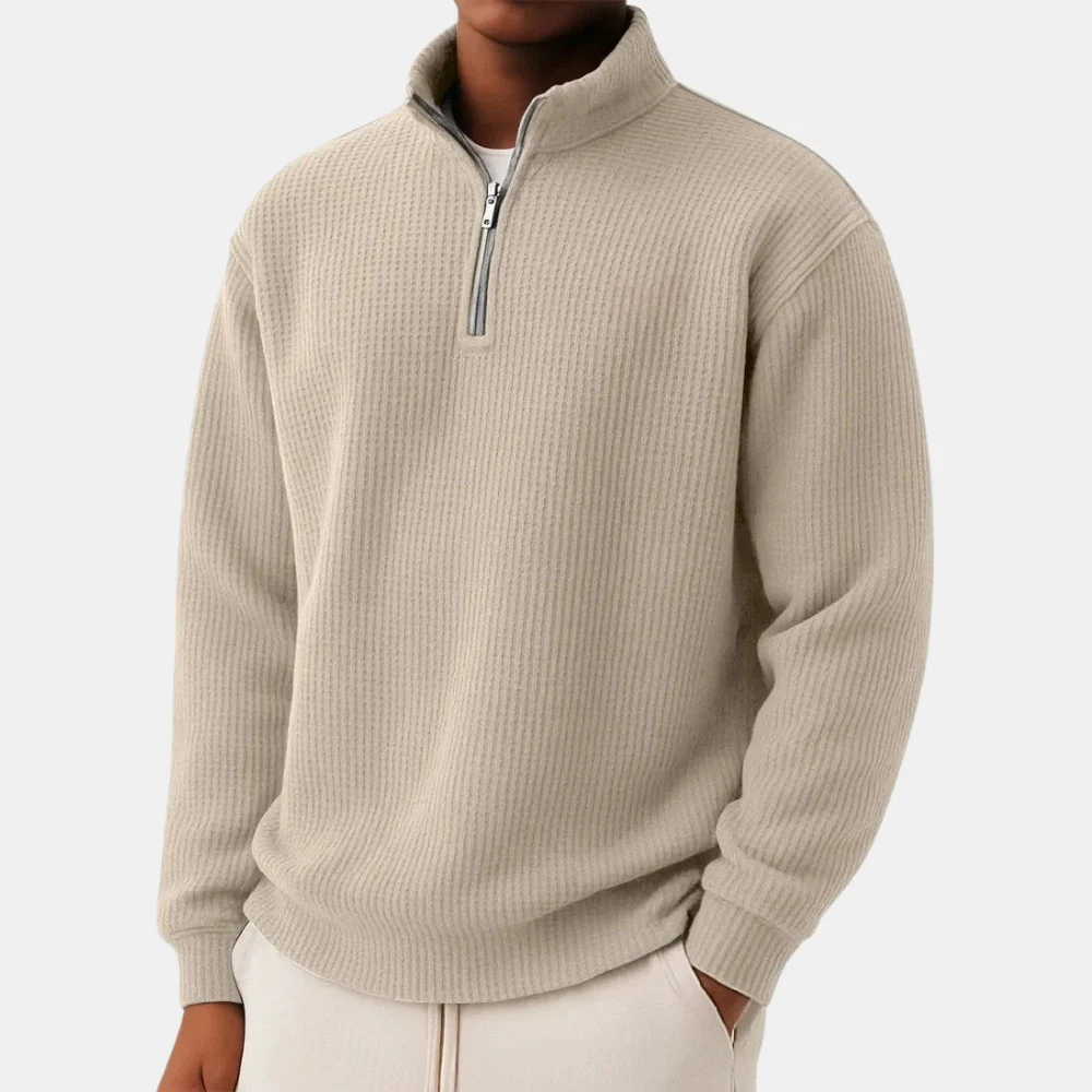 Elegante jersey de punto con cremallera - Imagen 8