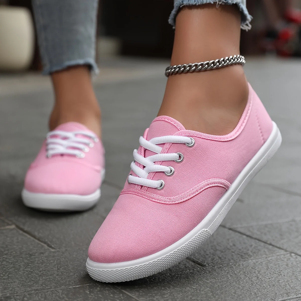 Baskets basses décontractées pour femme – Style urbain polyvalent et confort au quotidien - Imagen 7