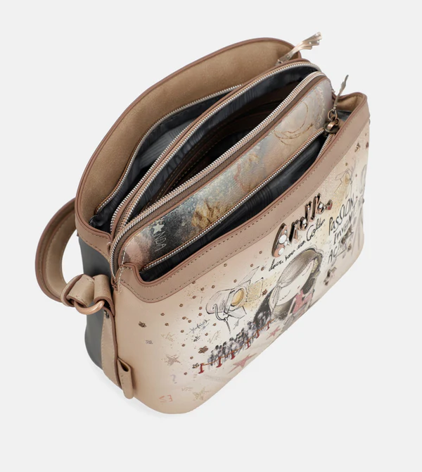 Bandolera 3 compartimentos Anekke Hollywood 38703-258 - Imagen 8