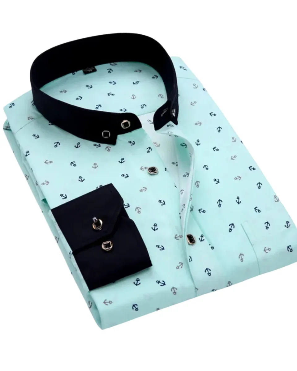 Givalli - Camisa con estampado náutico - Imagen 4