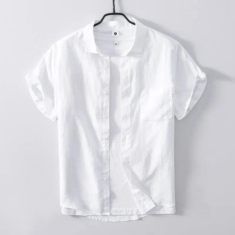 Camisa informal de lino para hombre - Imagen 5