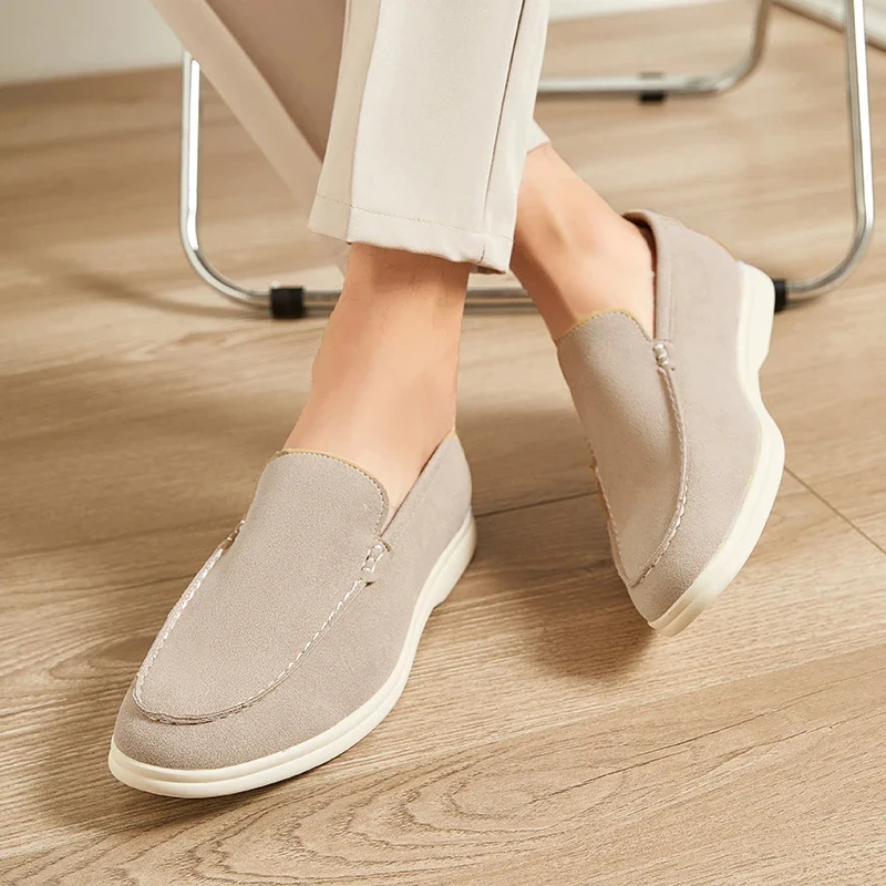 Mocasines elegantes de ante - Imagen 8