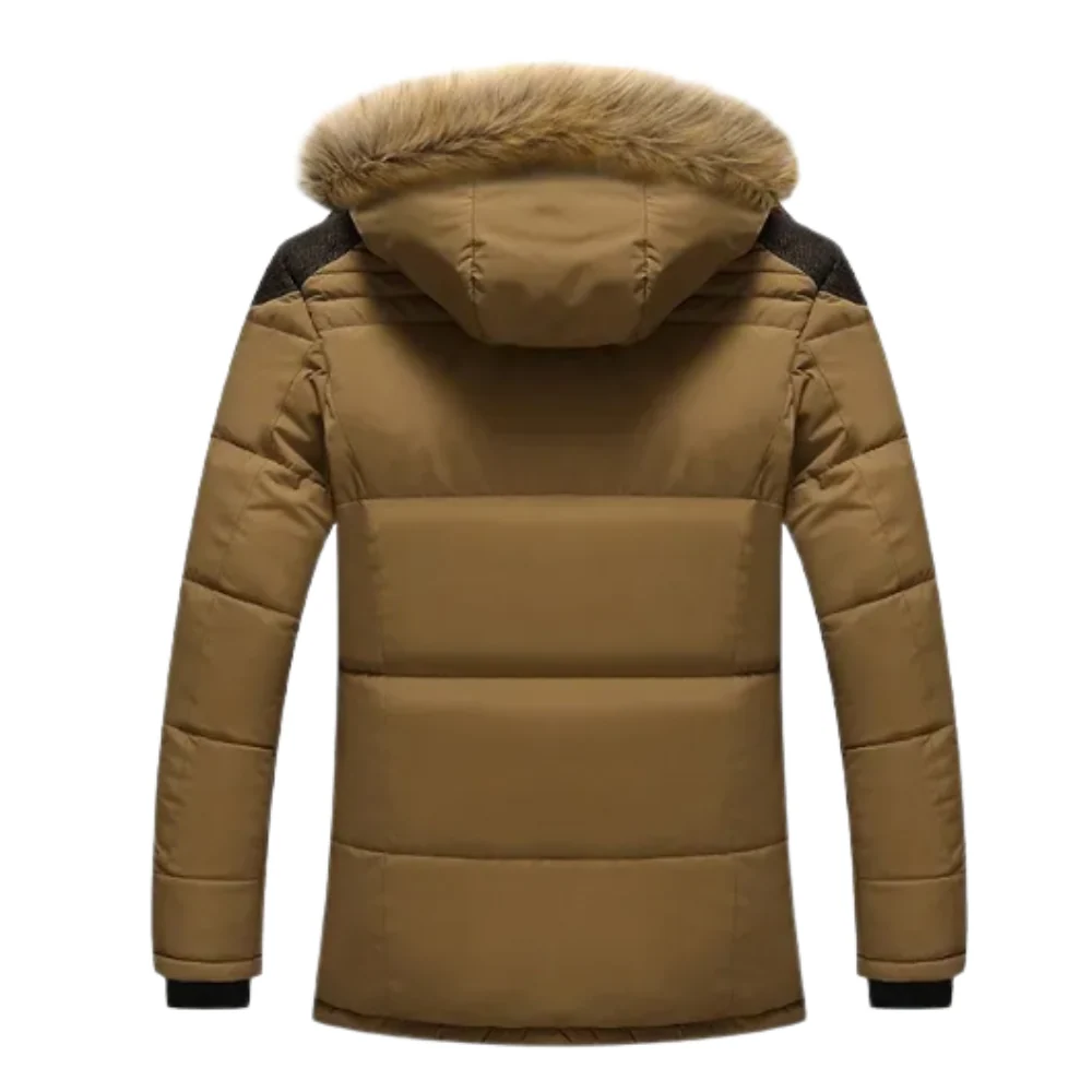 Elegante chaqueta de invierno de forro polar acolchada - Imagen 8