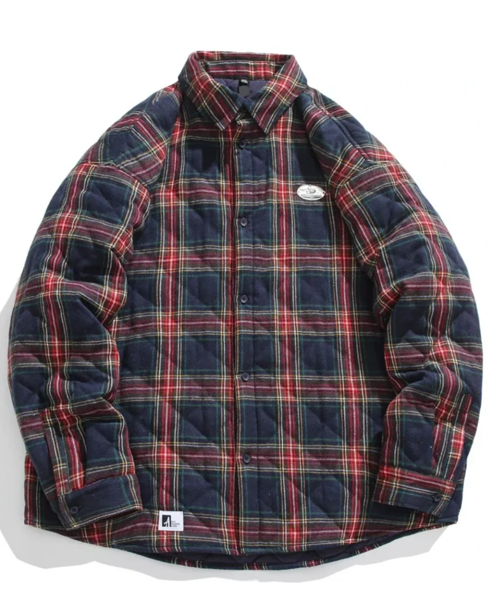 Chaqueta acolchada vintage de algodón - Imagen 4