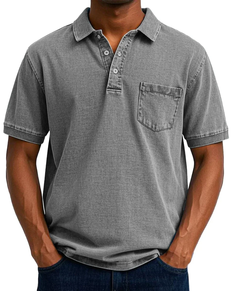 Polo vintage para hombre - Imagen 4