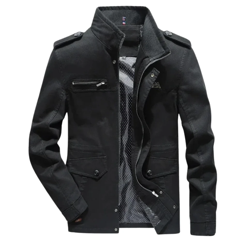 Elegante chaqueta cargo de algodón - Imagen 4