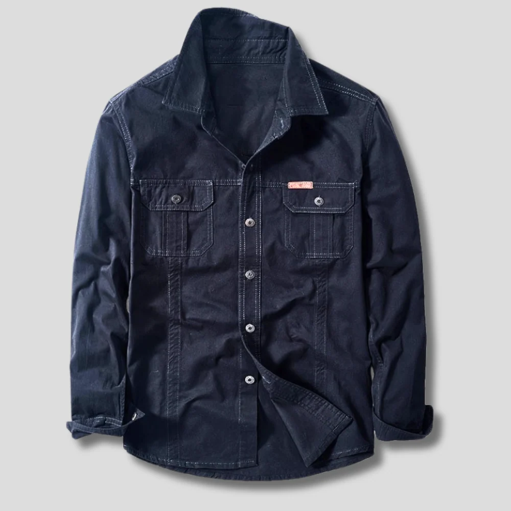 Camisa cargo de algodón - Imagen 4