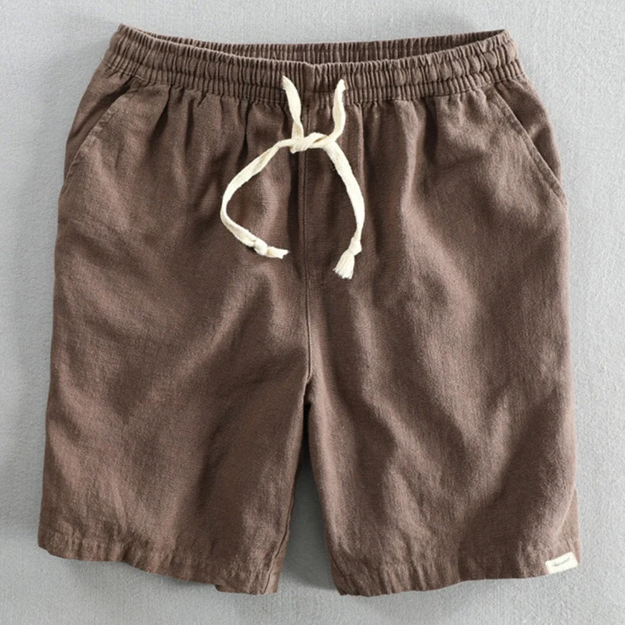 Pantalones cortos de algodón de estilo japonés - Imagen 6