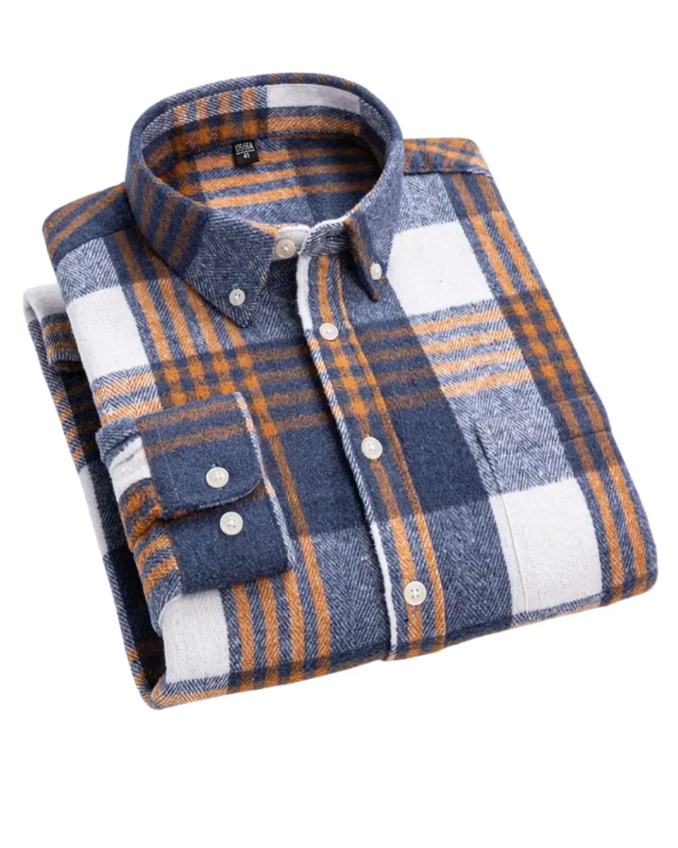 Givalli - Camisa de algodón a cuadros - Imagen 4