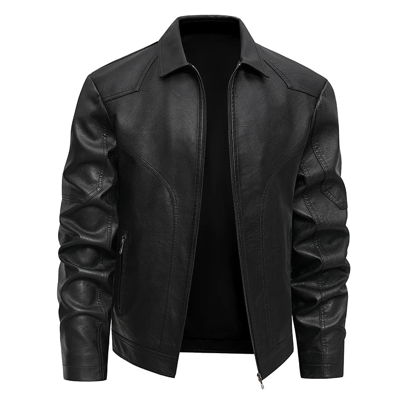 Chaqueta de cuero elegante - Imagen 3