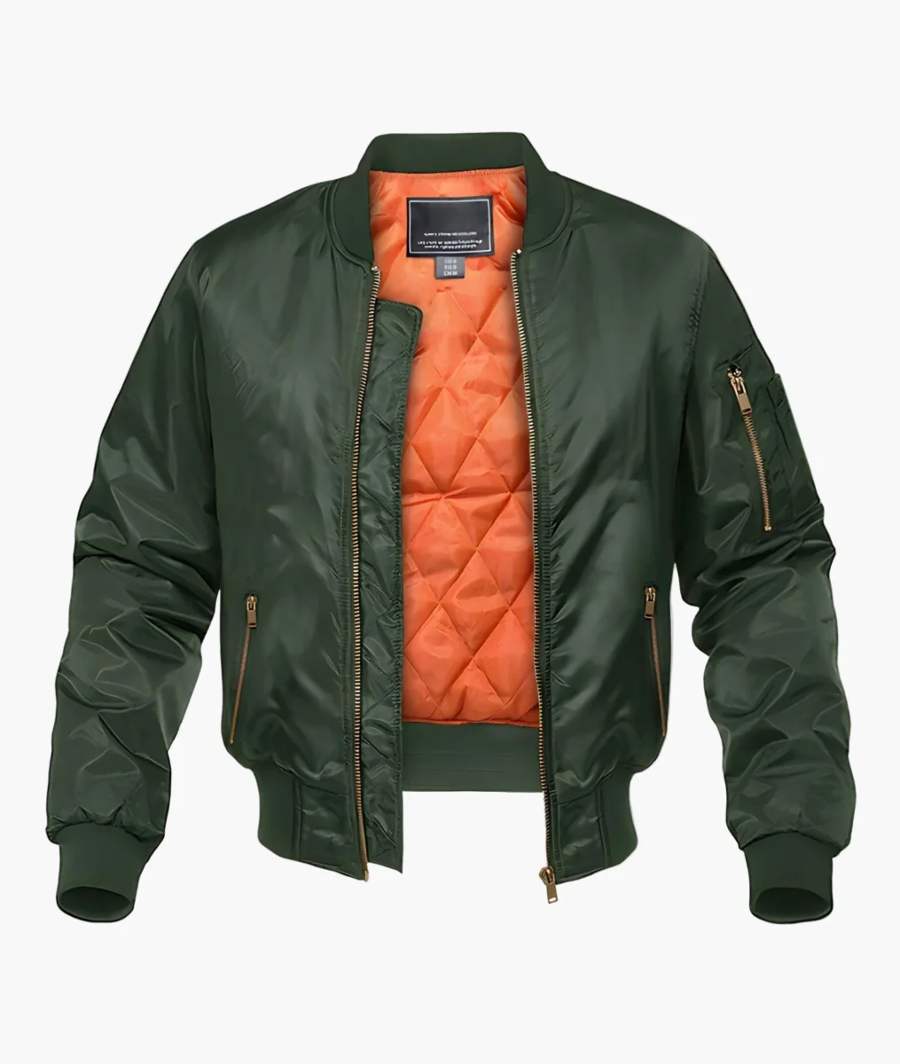 Blouson Bomber Homme Style Urbain – Coupe Décontractée – Idéal pour Automne et Hiver - Imagen 4