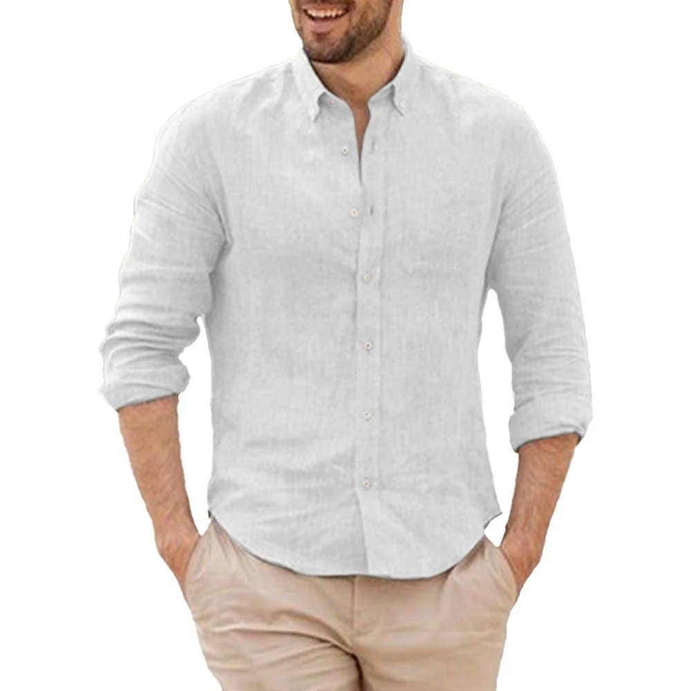 Camisa de lino transpirable - Imagen 3