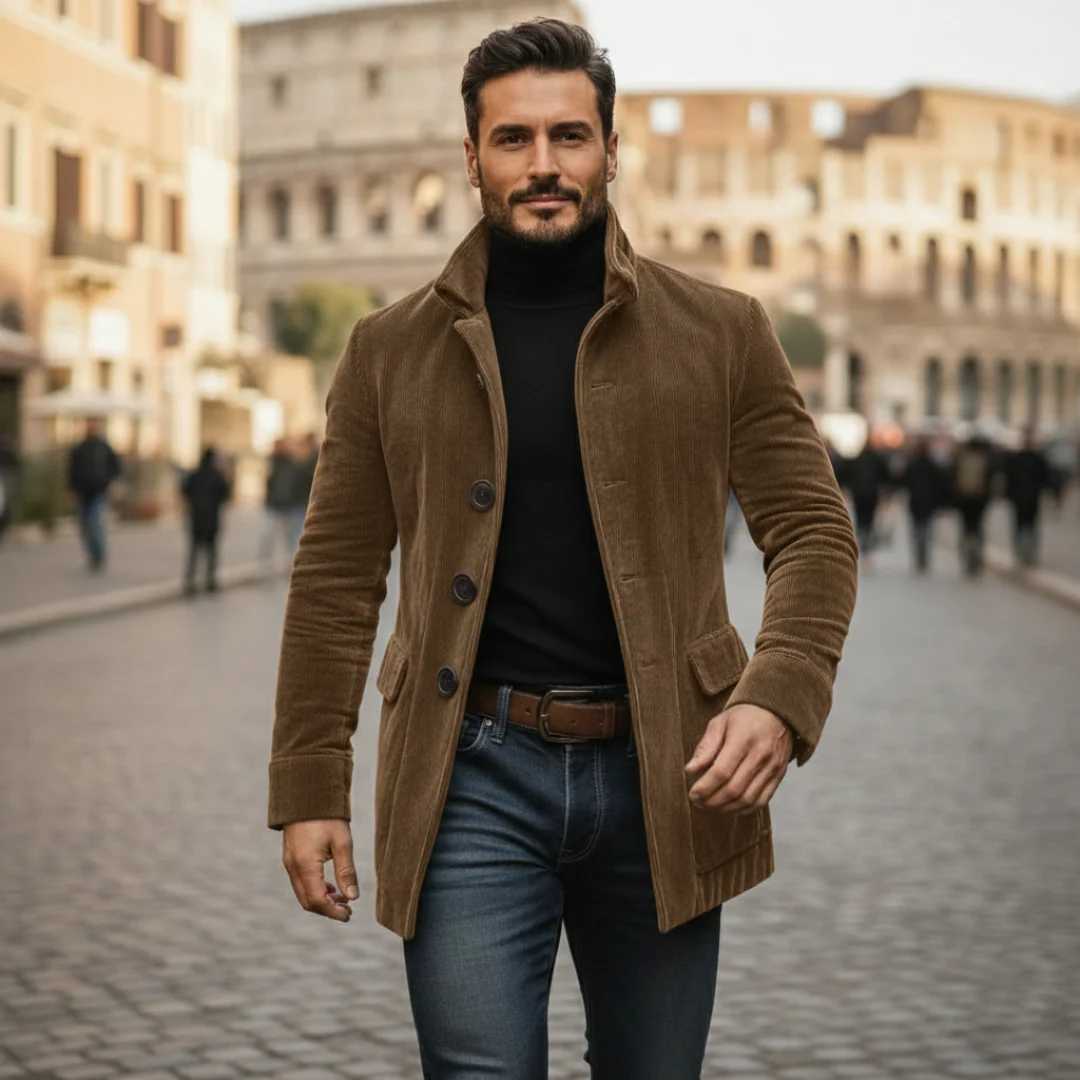 Elegante chaqueta de pana - Imagen 4
