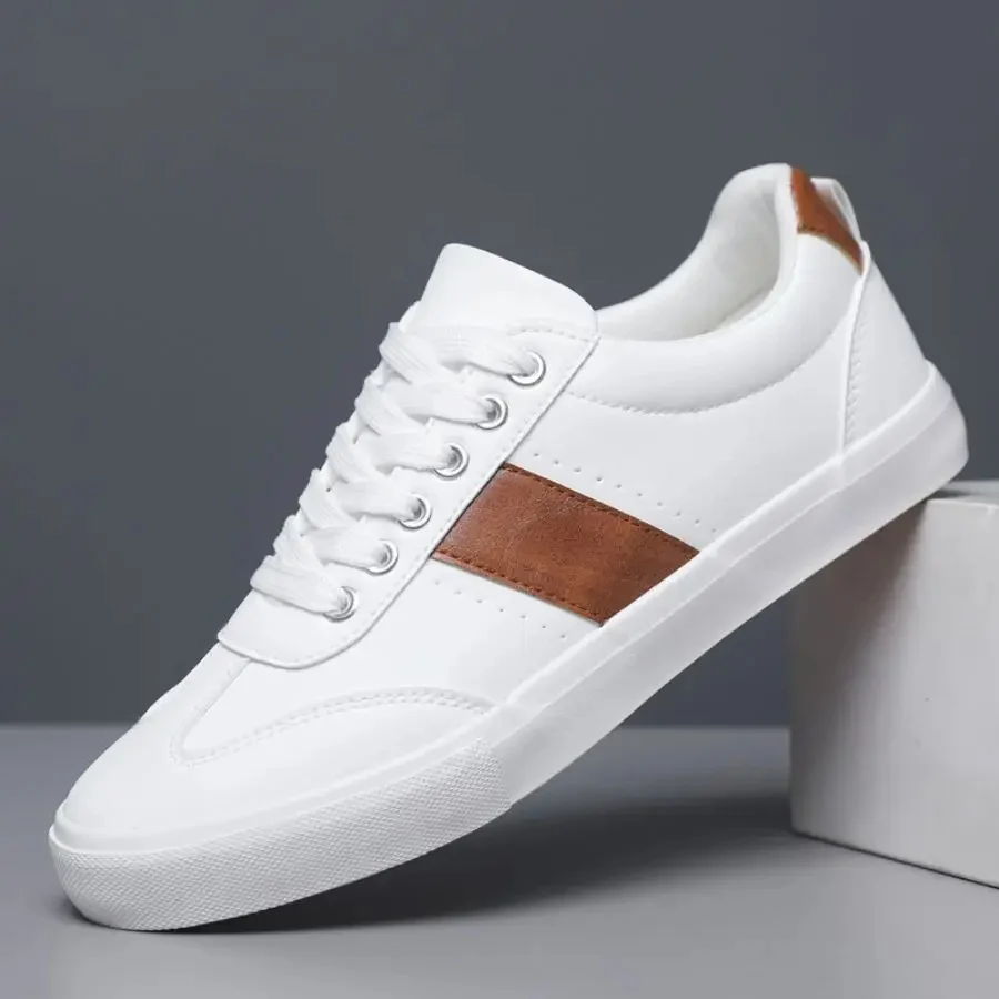 Zapatillas deportivas elegantes de piel - Imagen 3