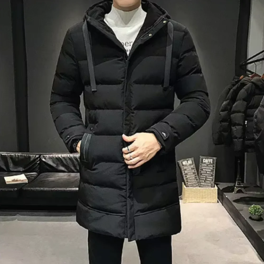 Chaqueta larga de invierno para hombre - Imagen 7