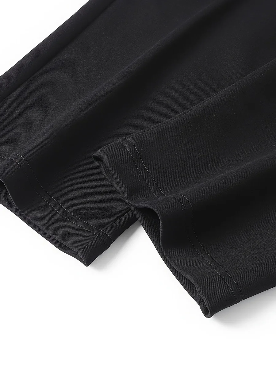 Lot de 3 Pantalons de Survêtement Polaire Homme, Élastique, Doublure Chaude, Poches Zippées, Bleu Marine, Noir et Gris Clair - Imagen 7