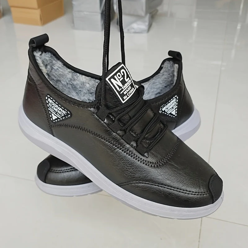 Baskets montantes homme doublure fourrure synthétique noir semelle grise - Imagen 4