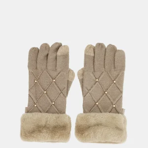 Guantes de punto ANEKKE Beige 41482-022