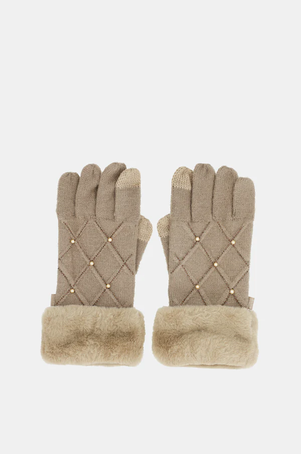 Guantes de punto ANEKKE Beige 41482-022