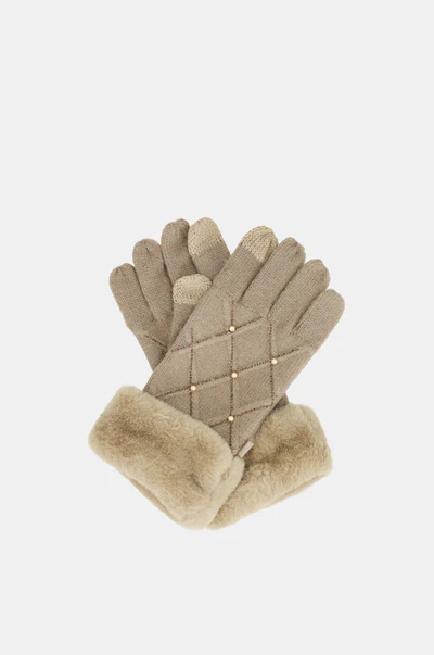 Guantes de punto ANEKKE Beige 41482-022 - Imagen 6