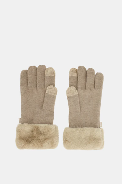 Guantes de punto ANEKKE Beige 41482-022 - Imagen 7
