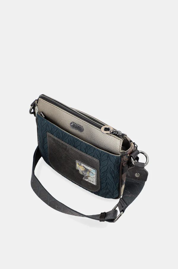 Bandolera Mediana 3 Compartimentos ANEKKE Real 41703-062 - Imagen 7