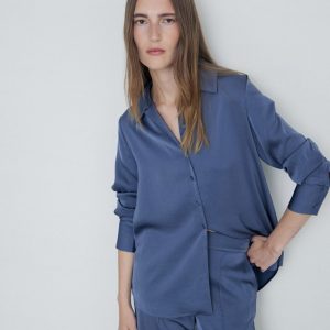 Camisa satinada YERSE
