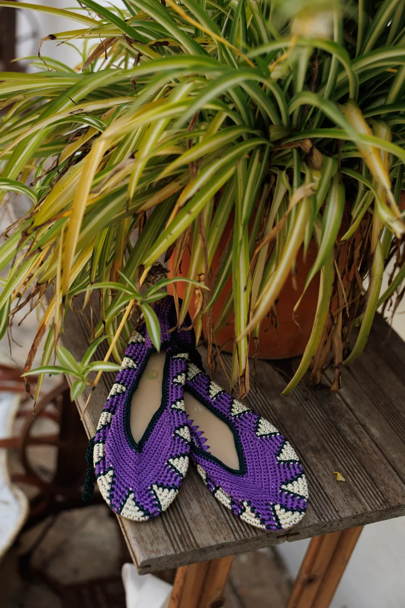 BAILARINA CROCHET MORADA - Imagen 4
