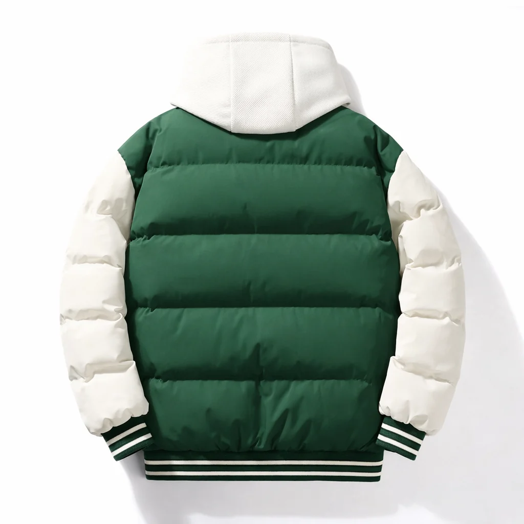 Elegante chaqueta acolchada con capucha - Imagen 8