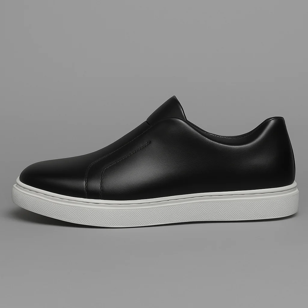 Zapatos elegantes de piel sin cordones - Imagen 8