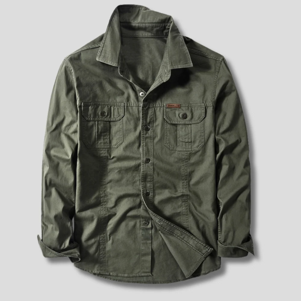 Camisa cargo de algodón - Imagen 5