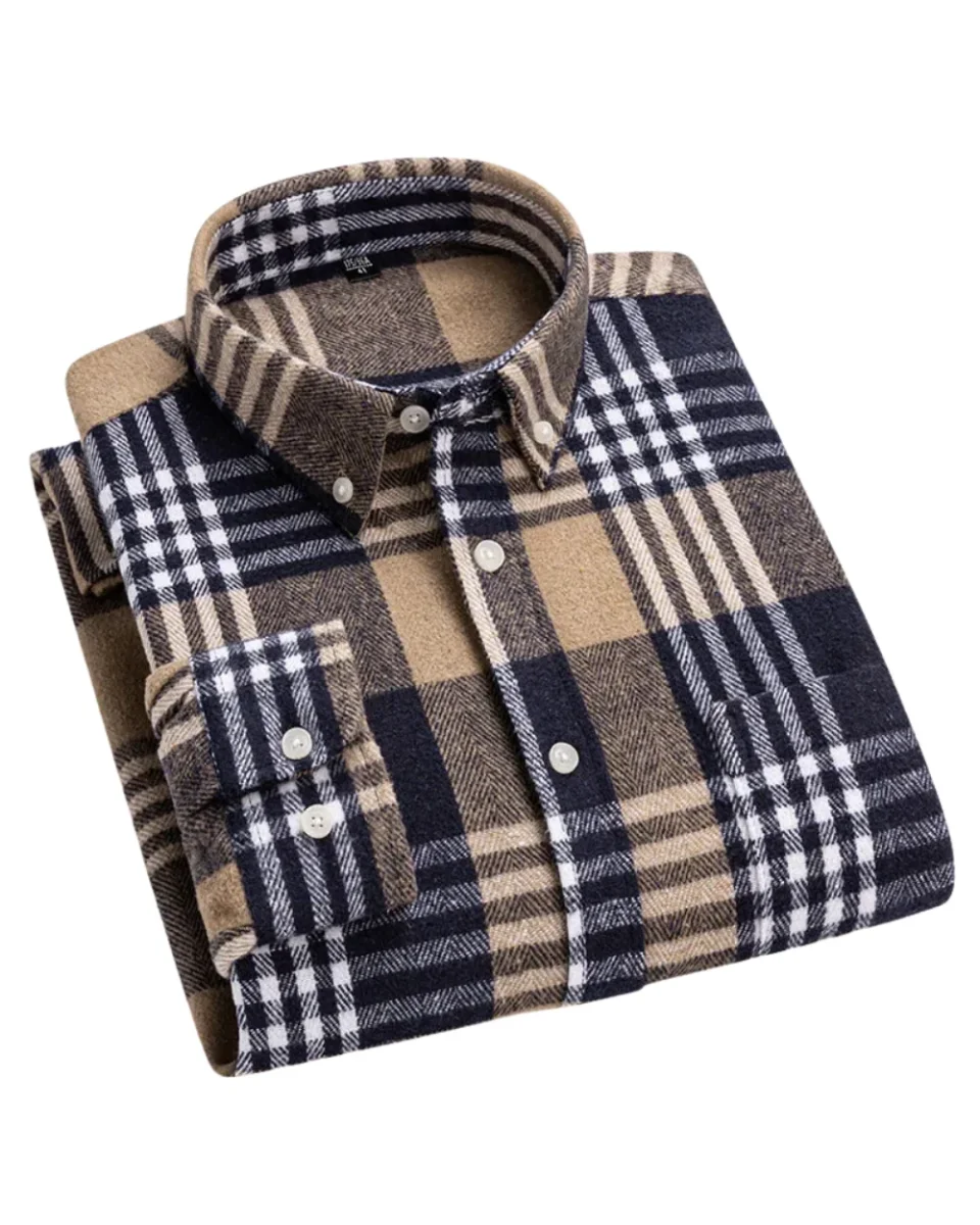 Givalli - Camisa de algodón a cuadros - Imagen 2
