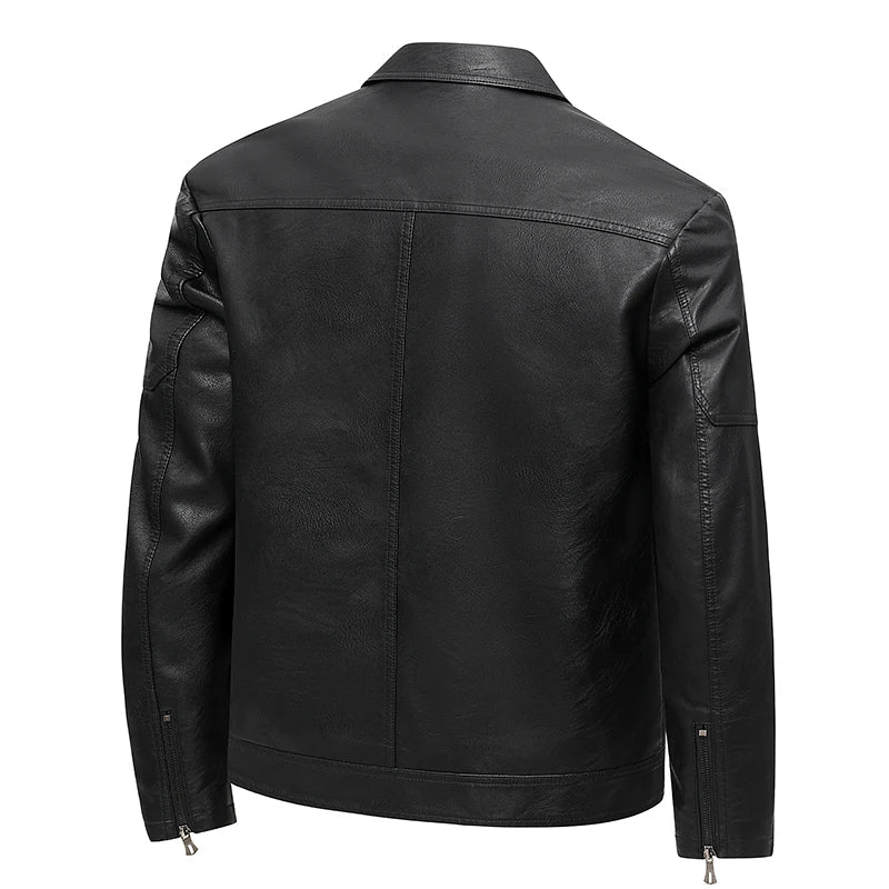 Chaqueta de cuero elegante - Imagen 6