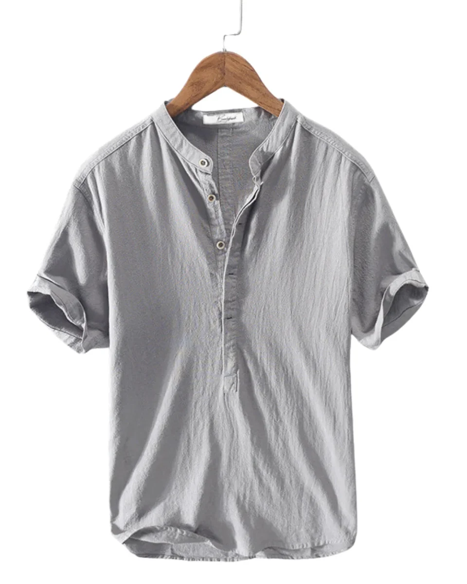Camisa de lino de Singapur