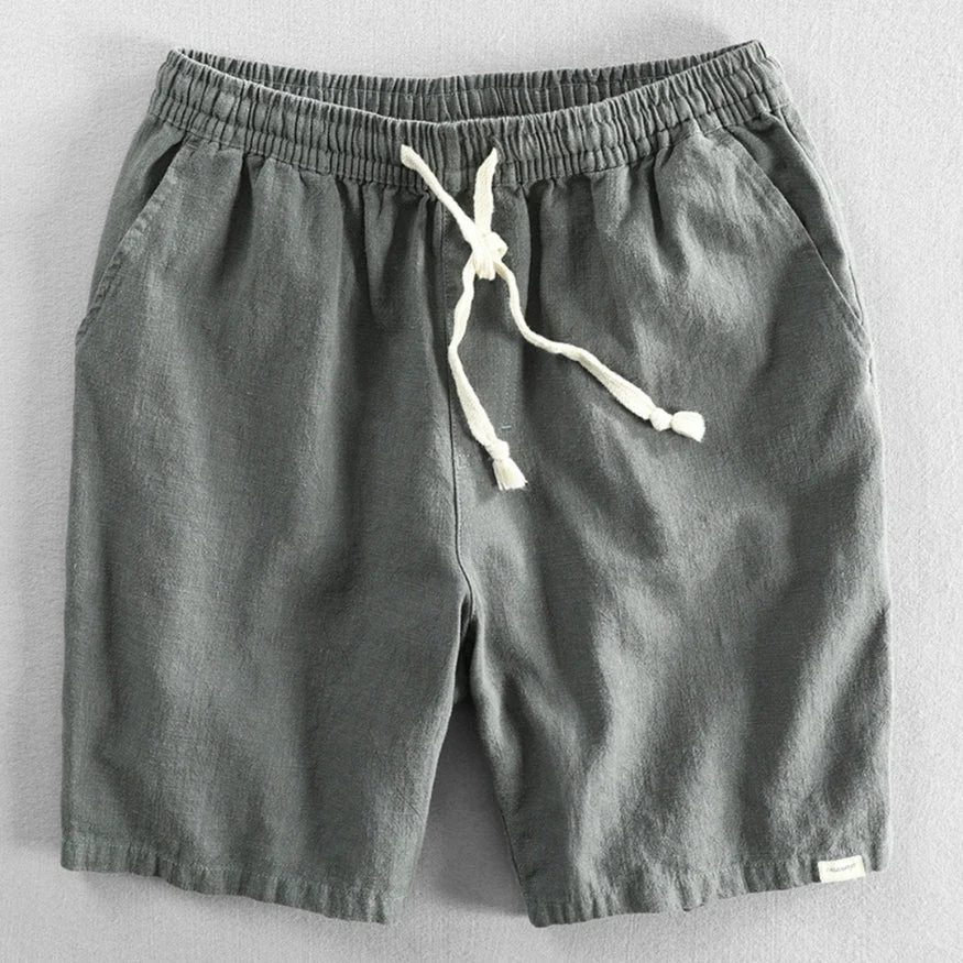 Pantalones cortos de algodón de estilo japonés - Imagen 7