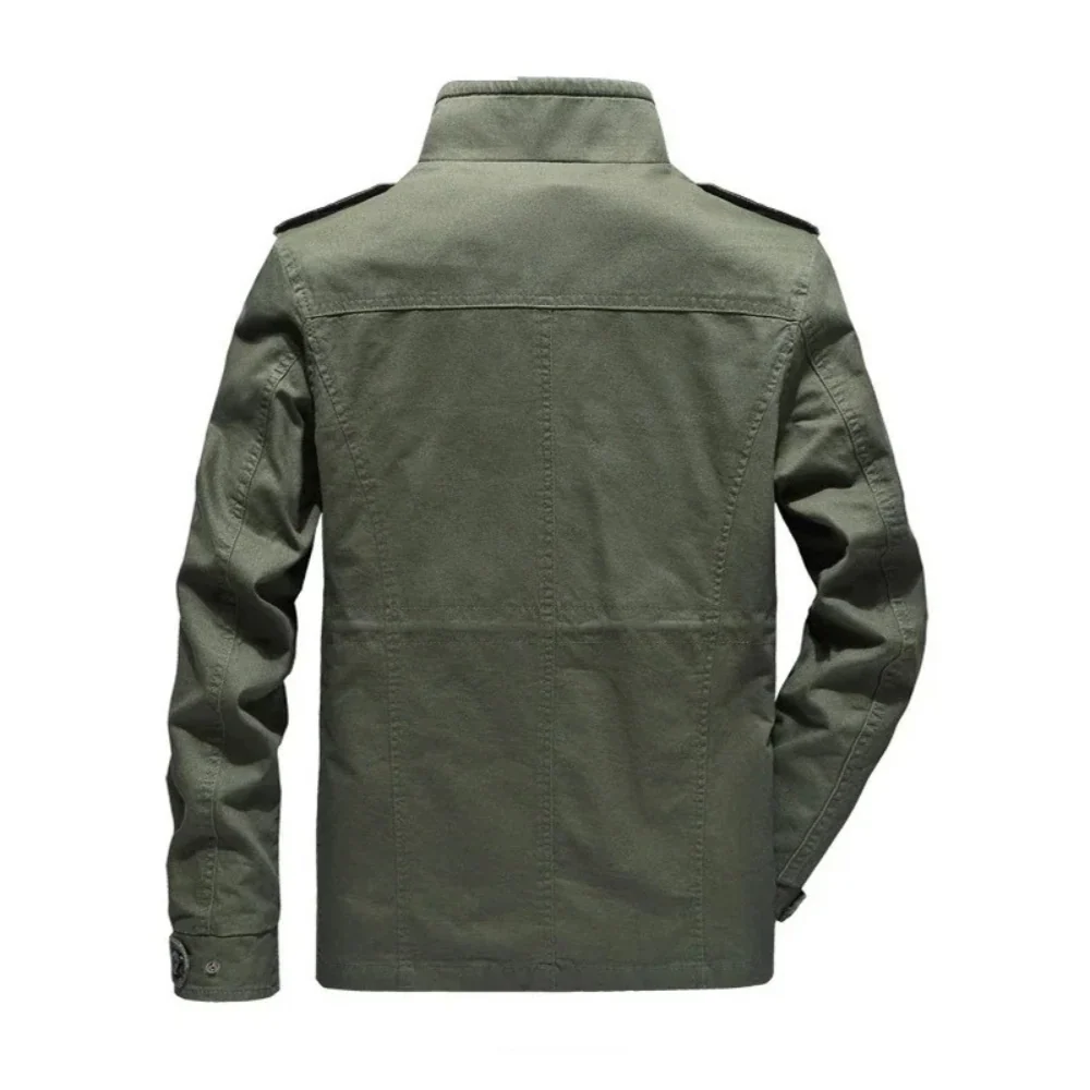 Elegante chaqueta cargo de algodón - Imagen 6