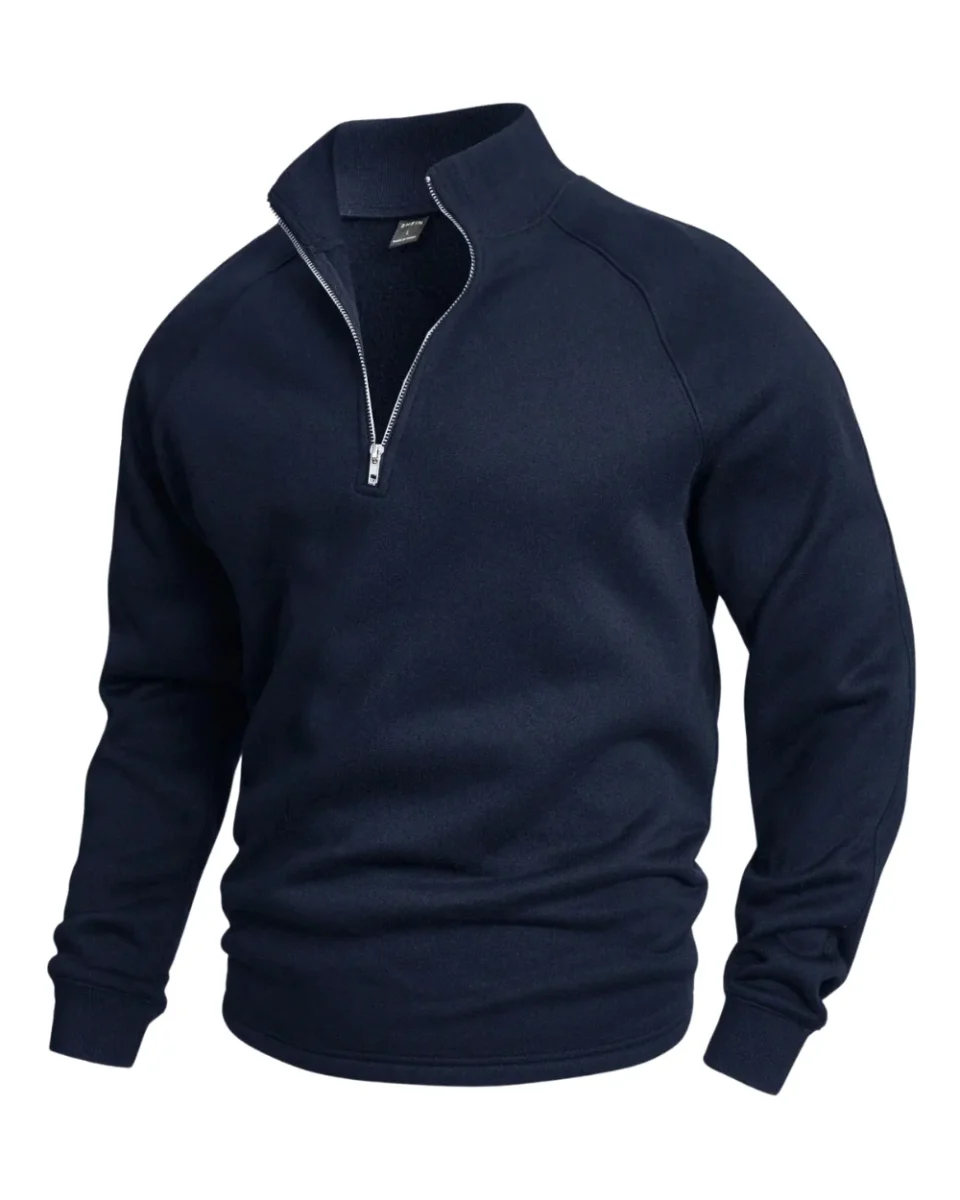Jersey de alta calidad con media cremallera
