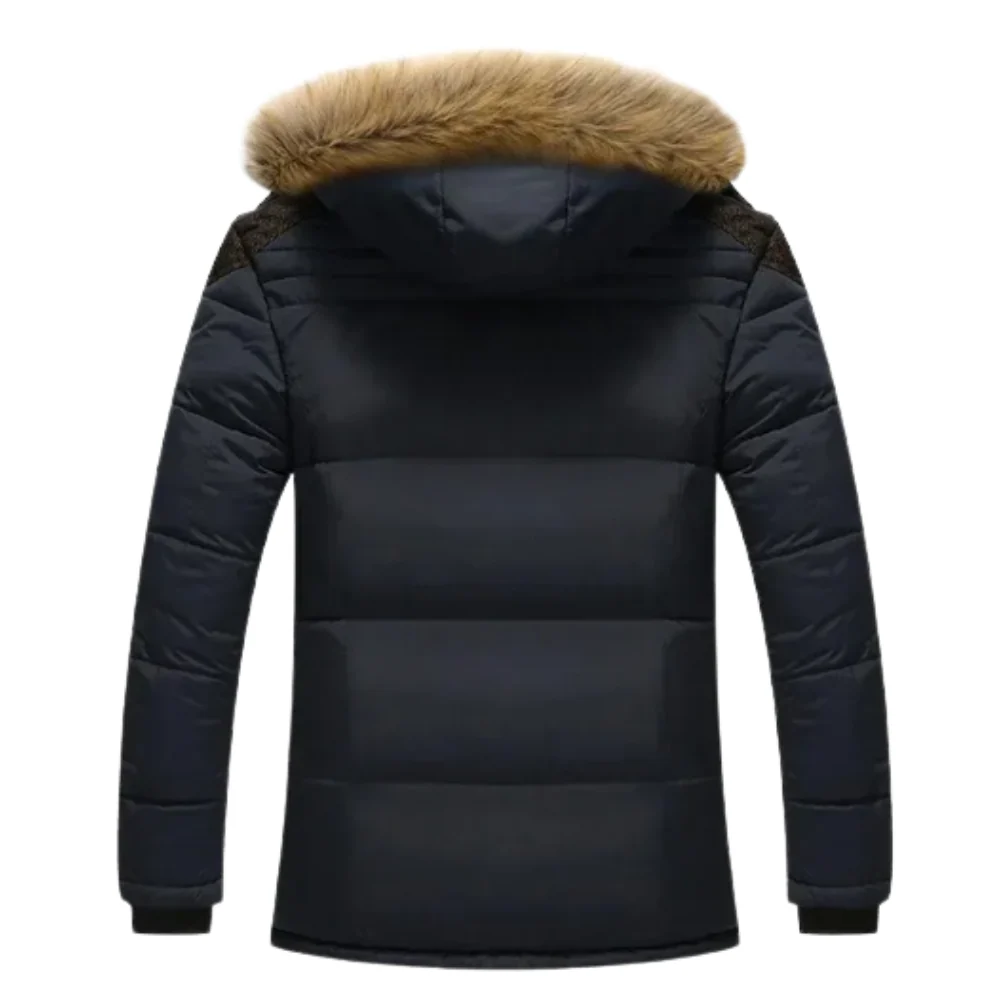 Elegante chaqueta de invierno de forro polar acolchada - Imagen 6