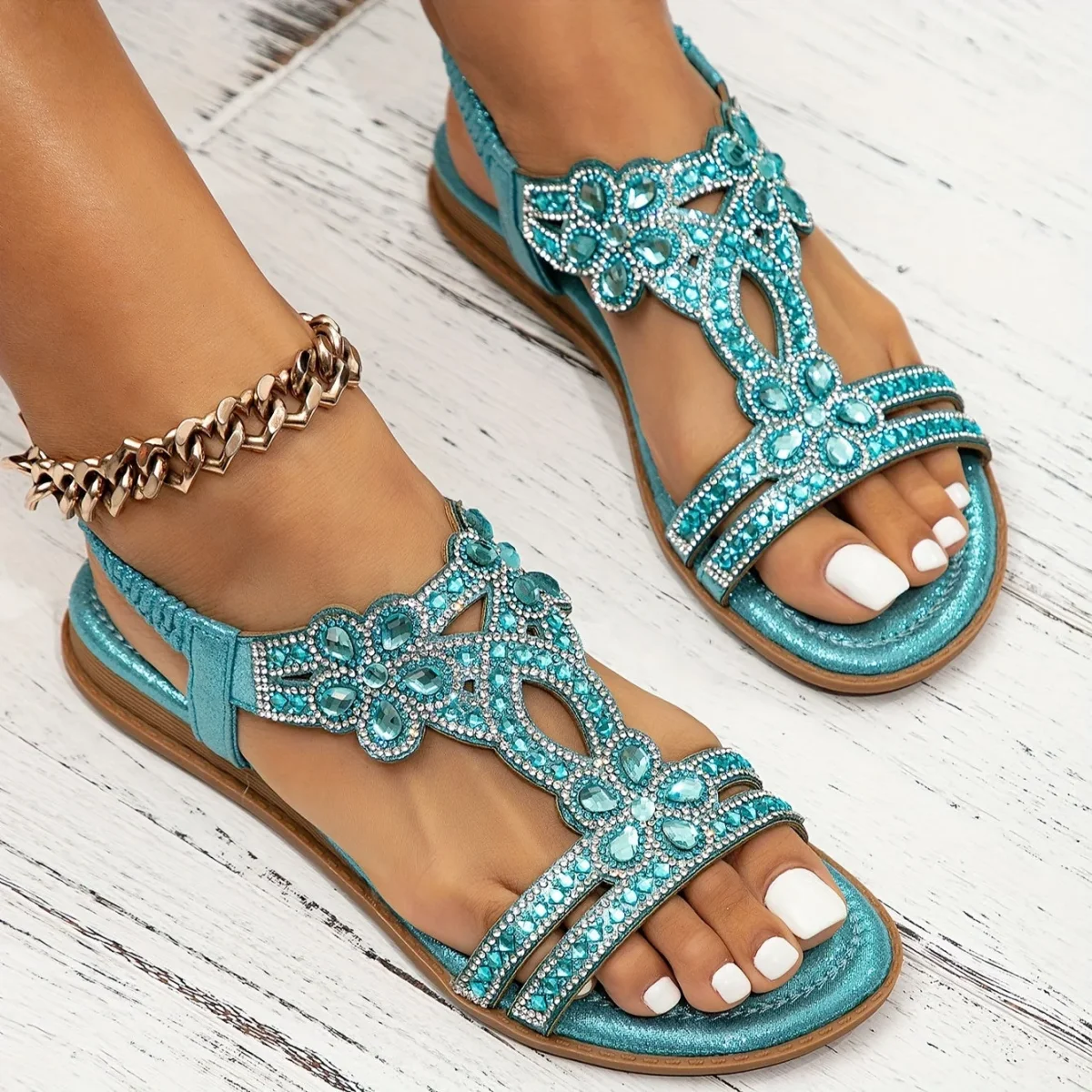 Christal™ - Sandales Orthopédiques Boho - Imagen 5
