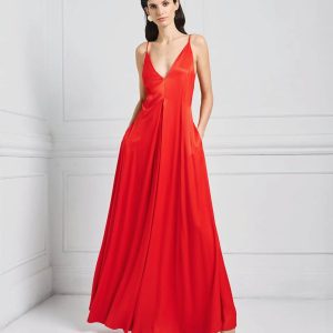 Vestido satén ACCESS FASHION (disponible en frambuesa)