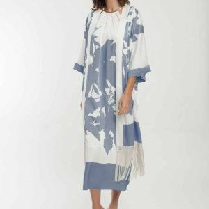 Kaftan raso flecos