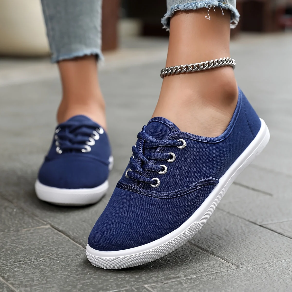 Baskets basses décontractées pour femme – Style urbain polyvalent et confort au quotidien - Imagen 9