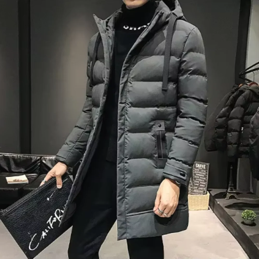 Chaqueta larga de invierno para hombre - Imagen 9