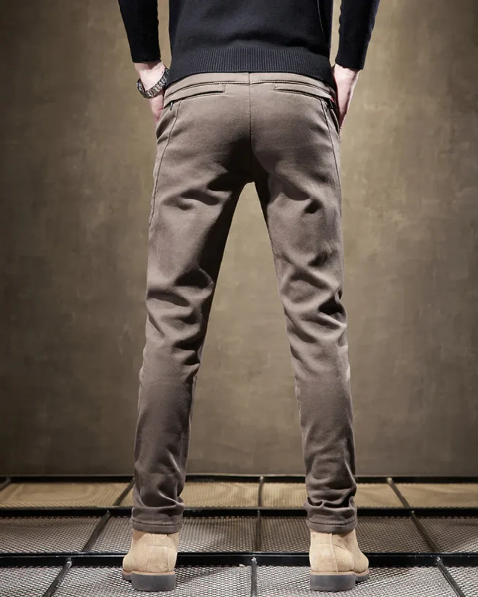 Pantalones informales de corte ajustado - Imagen 6