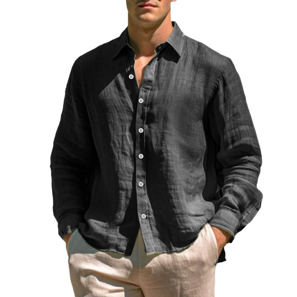 Camisa informal de lino - Imagen 7