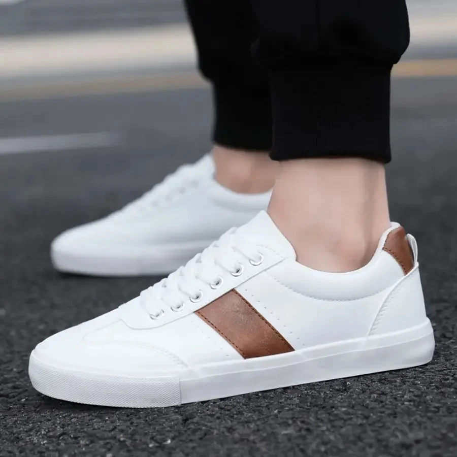 Zapatillas deportivas elegantes de piel - Imagen 7